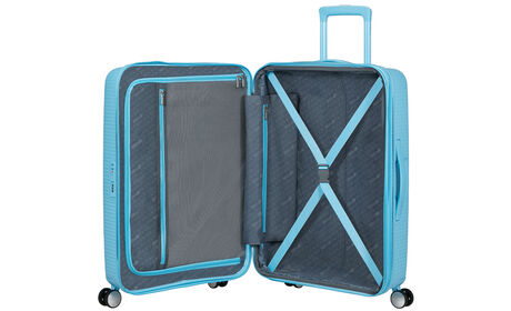 Indvendig organisering med en ekstra forlomme med lynlås