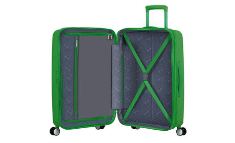 Indvendig organisering med en ekstra forlomme med lynlås