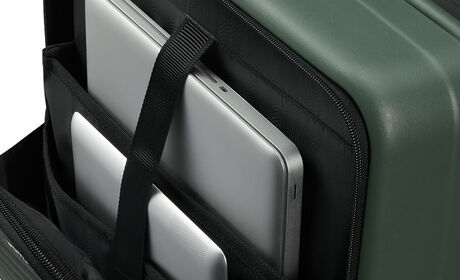 Easy access front pocket