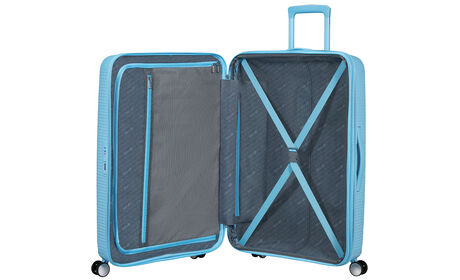 Indvendig organisering med en ekstra forlomme med lynlås