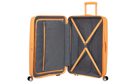 Indvendig organisering med en ekstra forlomme med lynlås