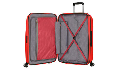 Indvendig organisering med en ekstra forlomme med lynlås