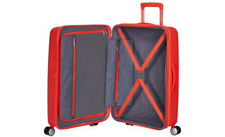 Indvendig organisering med en ekstra forlomme med lynlås