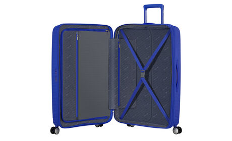 Indvendig organisering med en ekstra forlomme med lynlås