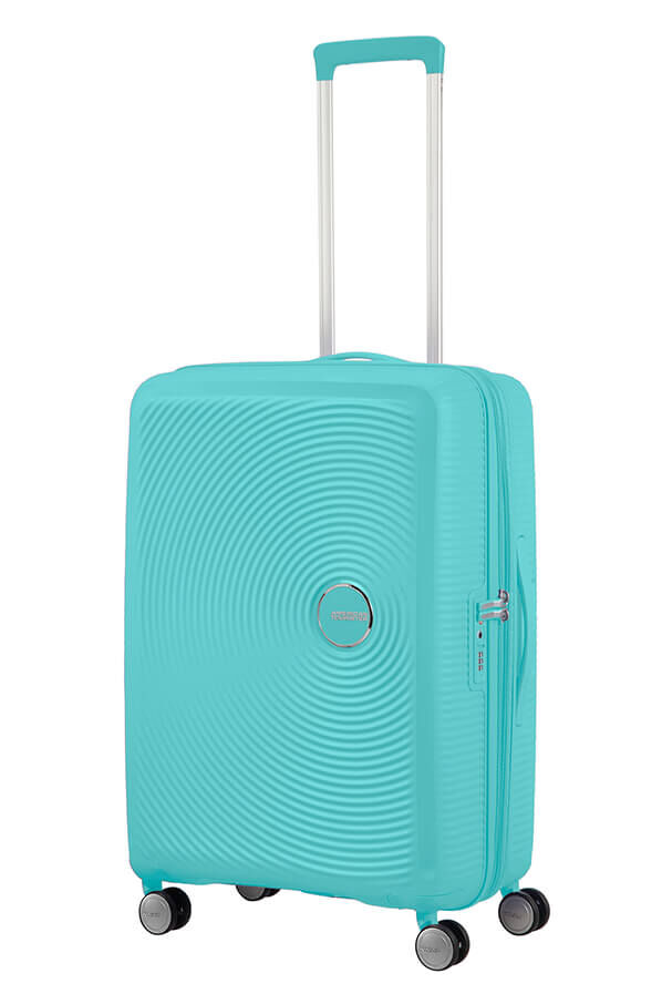 American Tourister Soundbox Spinner TSA Expandable 67cm  Poolside Blue