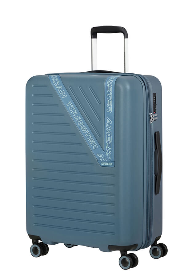 American Tourister Dynabelt Spinner EXP TSA 66cm  Rainstorm Blue