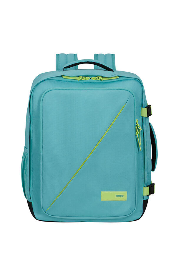 American Tourister Take2cabin Casual Backpack M  Dusty Turquoise/Lime