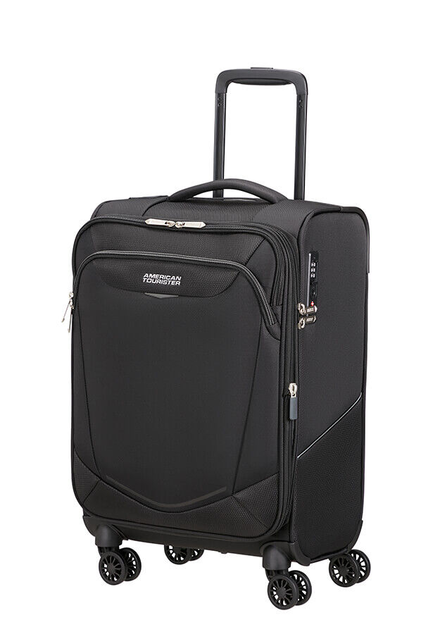 American Tourister SummerRide Spinner Expandable TSA 55cm L35  Black