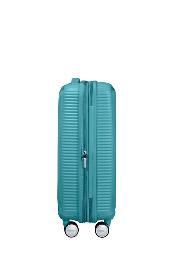 American Tourister Soundbox Spinner Expandable 55cm  Turquoise Tonic