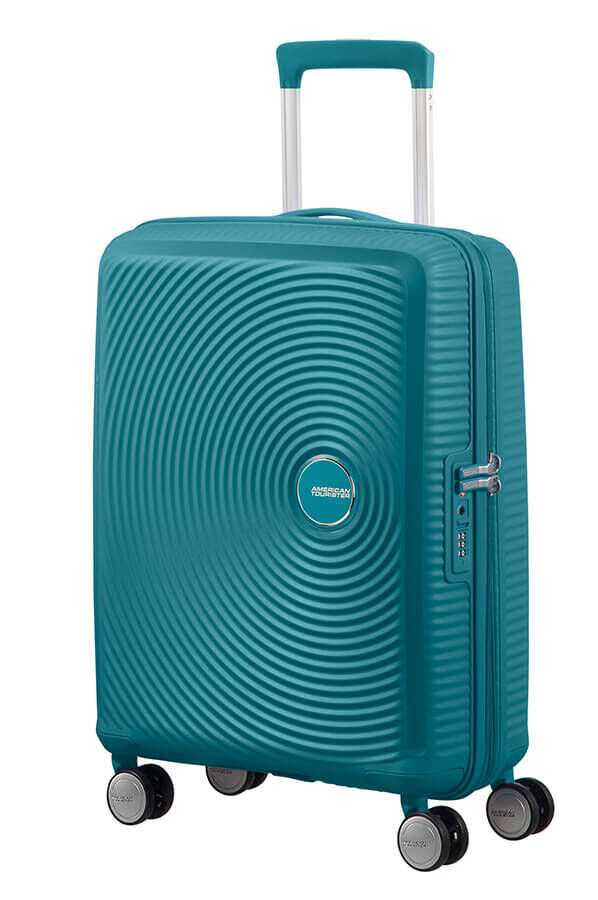 American Tourister Soundbox Spinner Expandable 55cm  Jade Green