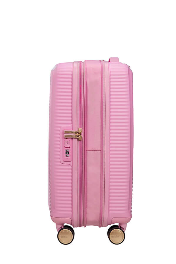American Tourister Soundbox Spinner TSA Expandable 55cm  Pearl Pink/Gold
