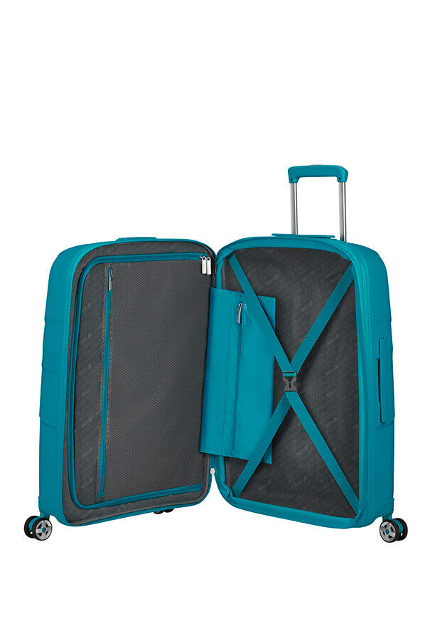 American Tourister Starvibe Spinner Expandable TSA 67cm Verdigris