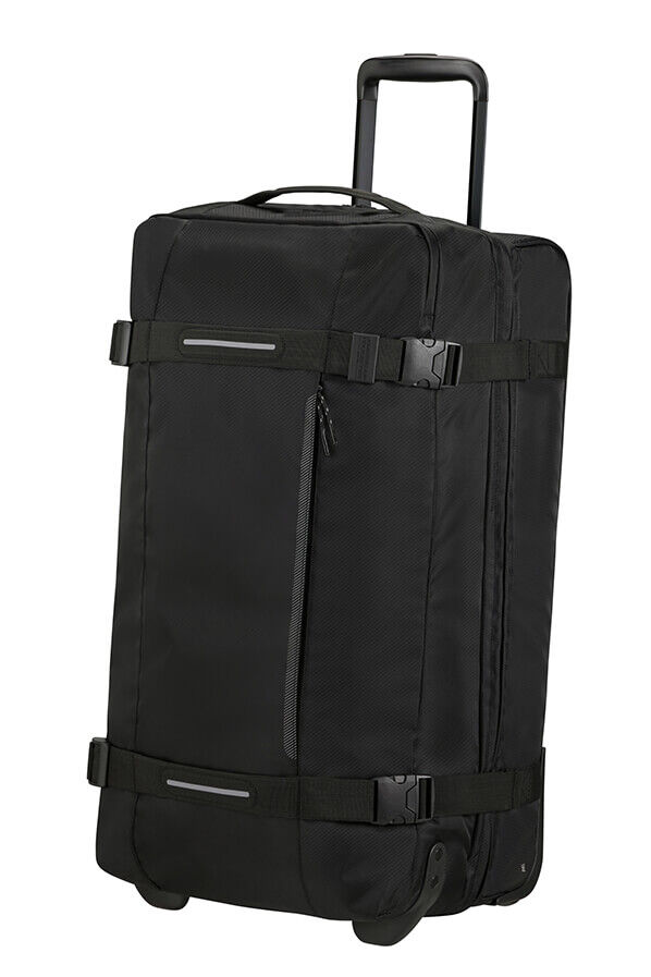 American Tourister Urban Track Duffle with Wheels M  Asphalt Black