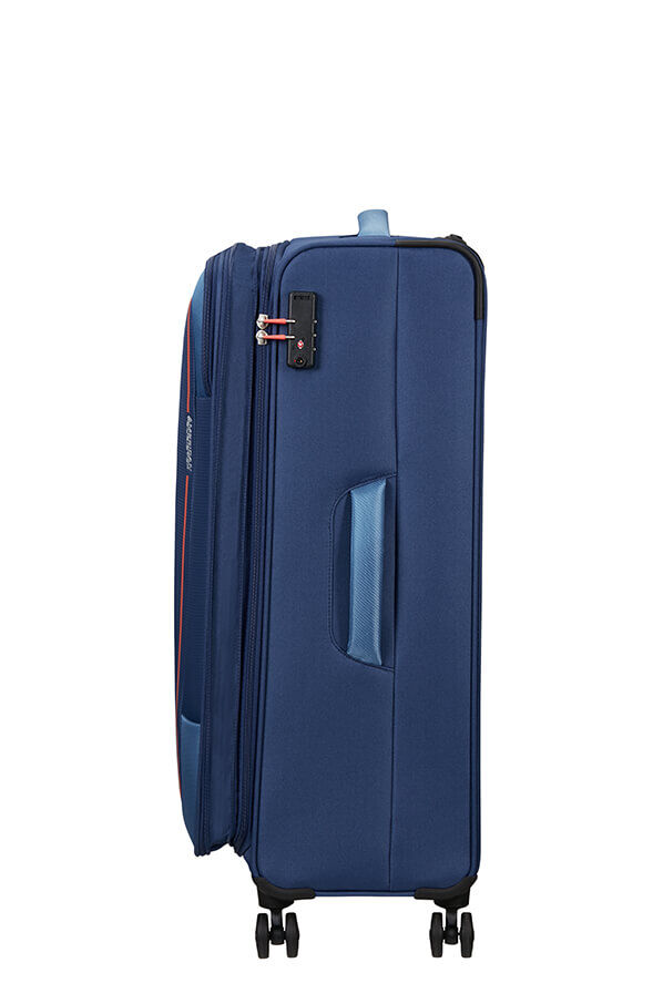 American Tourister Pulsonic Spinner Expandable 81cm  Combat Navy