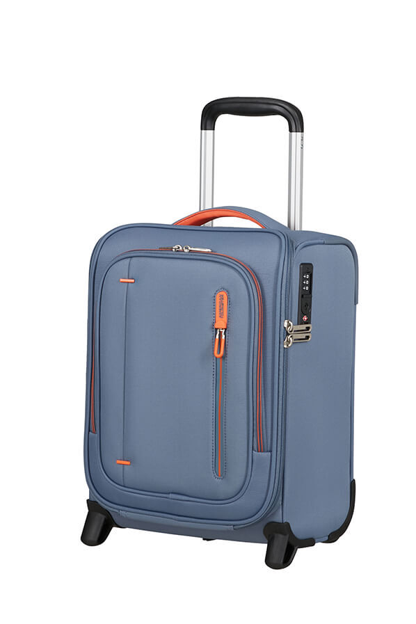 Cloudrider Kuffert med 2 hjul S/M | American Tourister Cloudrider Upright Underseater Tsa  Stone Blue