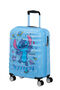 Disney Wavebreaker H&aring;ndbagage | American Tourister Disney Wavebreaker Spinner TSA Disney Fl 55cm  Stitch Universe