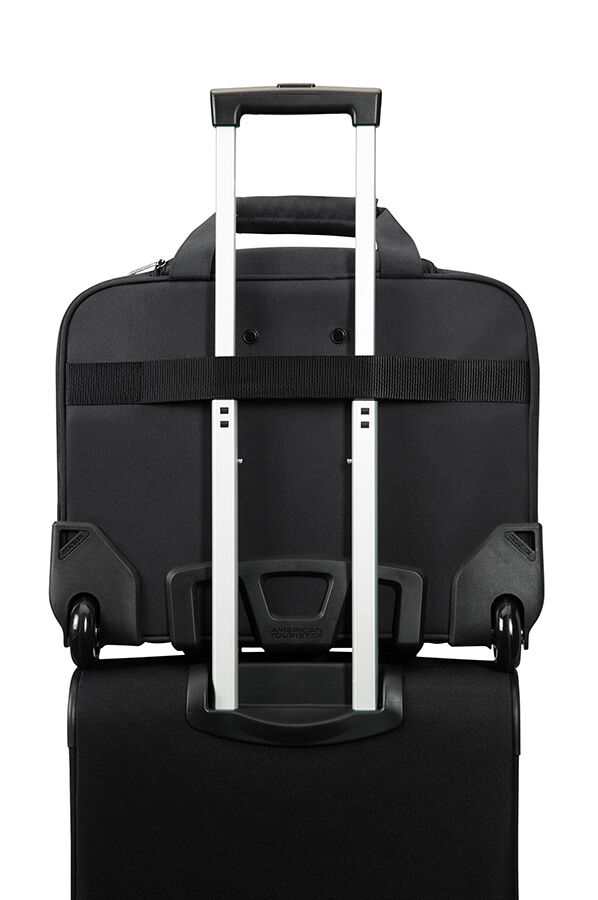 American Tourister At Work Rolling Tote  39.6cm/15.6inch Black