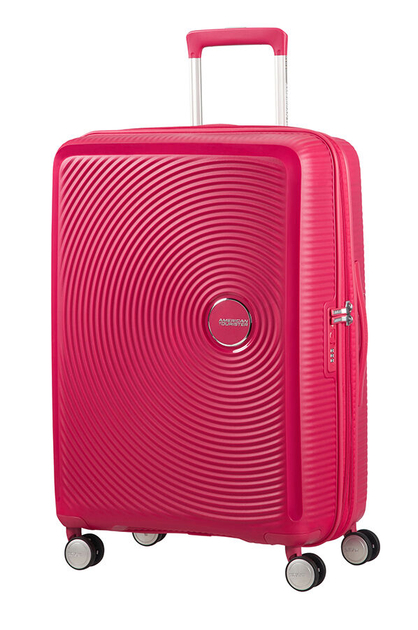 SoundBox Medium Check-in | American Tourister Soundbox Spinner Expandable 67cm Lightning Pink