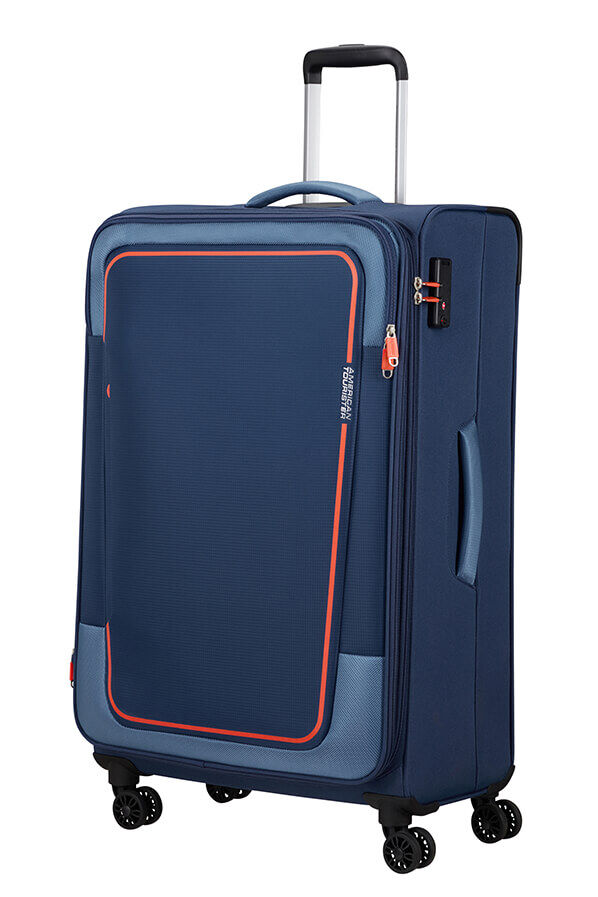 American Tourister Pulsonic Spinner Expandable 81cm  Combat Navy
