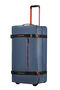 American Tourister Urban Track Duffle with Wheels Coated L  Navy/Orange