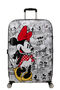 American Tourister Disney Wavebreaker Spinner TSA Disney Fl 77cm  Minnie Comics White