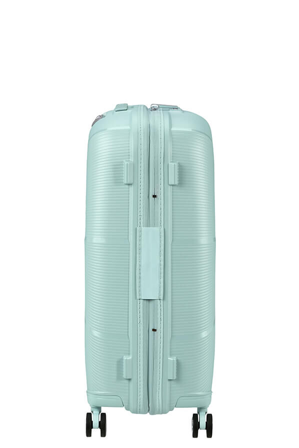 American Tourister StarVibe Spinner Expandable TSA 67cm  Metallic Surf Blue