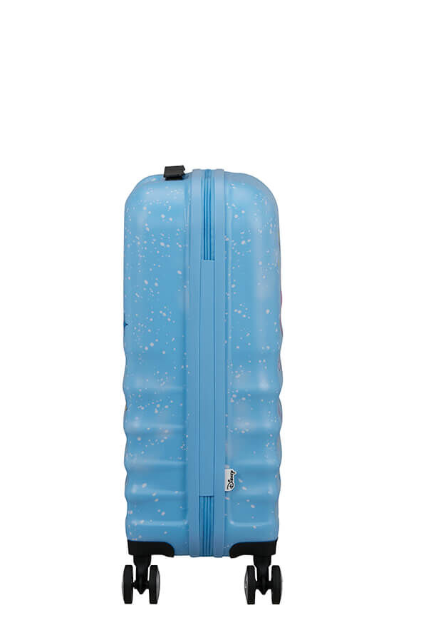 Disney Wavebreaker H&aring;ndbagage | American Tourister Disney Wavebreaker Spinner TSA Disney Fl 55cm  Stitch Universe