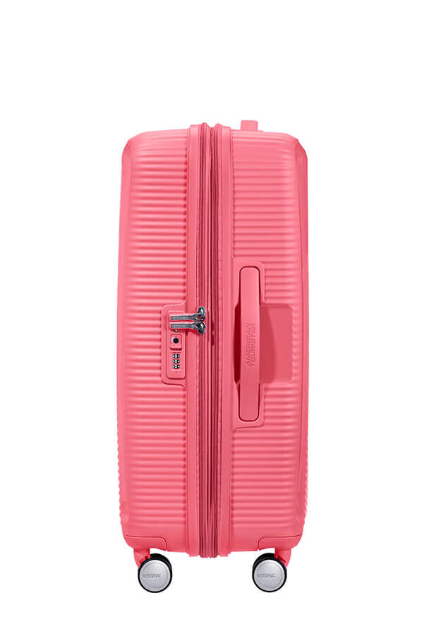 American Tourister Soundbox Spinner Expandable 67cm  Sun Kissed Coral