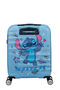 Disney Wavebreaker H&aring;ndbagage | American Tourister Disney Wavebreaker Spinner TSA Disney Fl 55cm  Stitch Universe