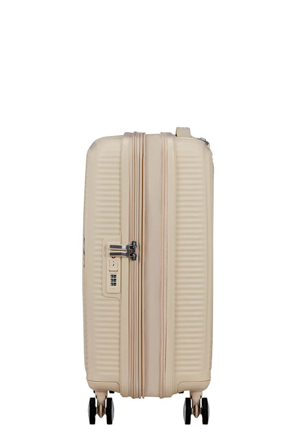 American Tourister SoundBox Spinner TSA Expandable 55cm  Coconut Sand