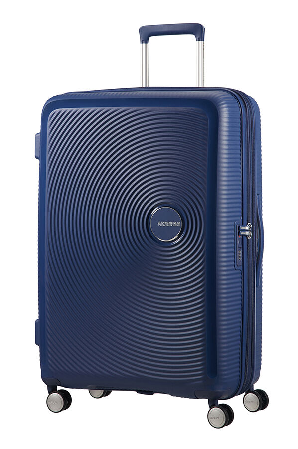 American Tourister Soundbox Spinner Expandable 77cm Midnight Navy