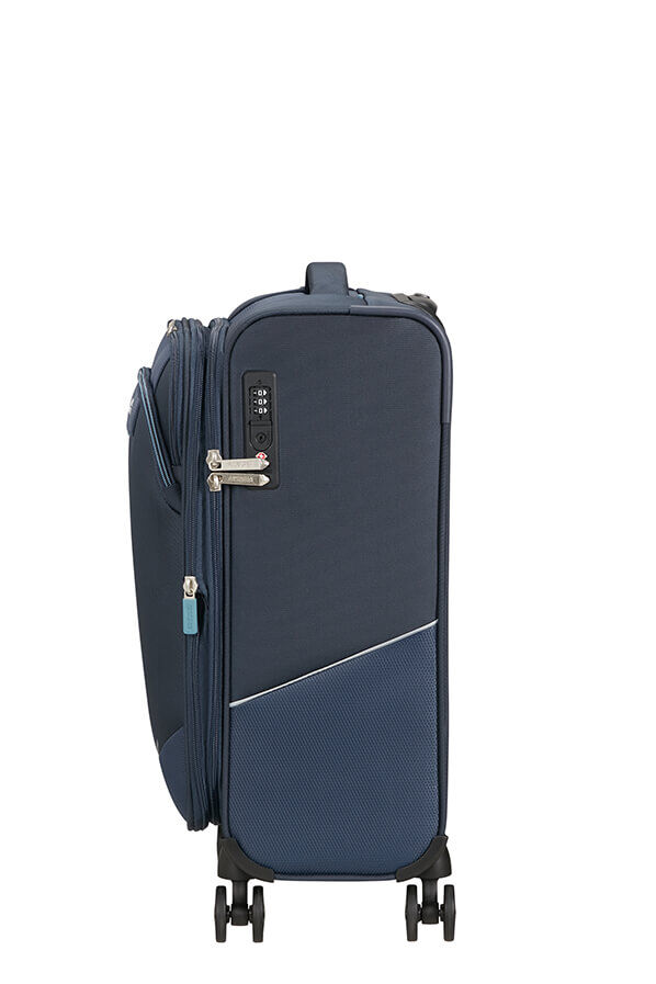 American Tourister SummerRide Spinner Expandable TSA 55cm L35  Navy