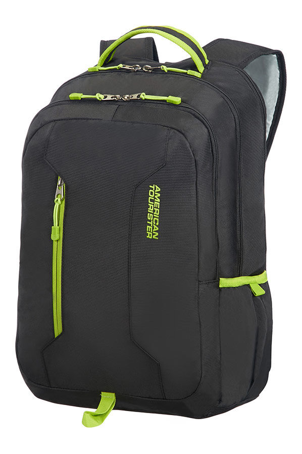 American Tourister Urban Groove Laptop Backpack 2 39.6cm/15.6inch Black/Lime Green