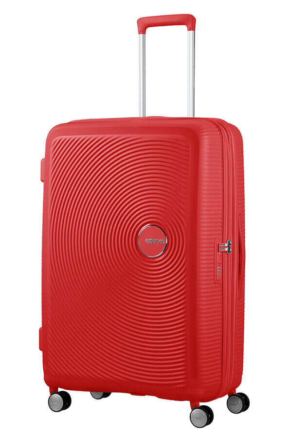 American Tourister Soundbox Spinner Expandable 77cm  Coral Red