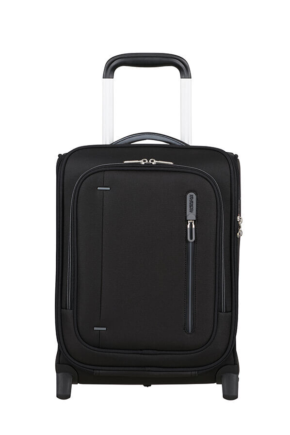 Cloudrider Kuffert med 2 hjul S/M | American Tourister Cloudrider Upright Underseater Tsa  Jet Black