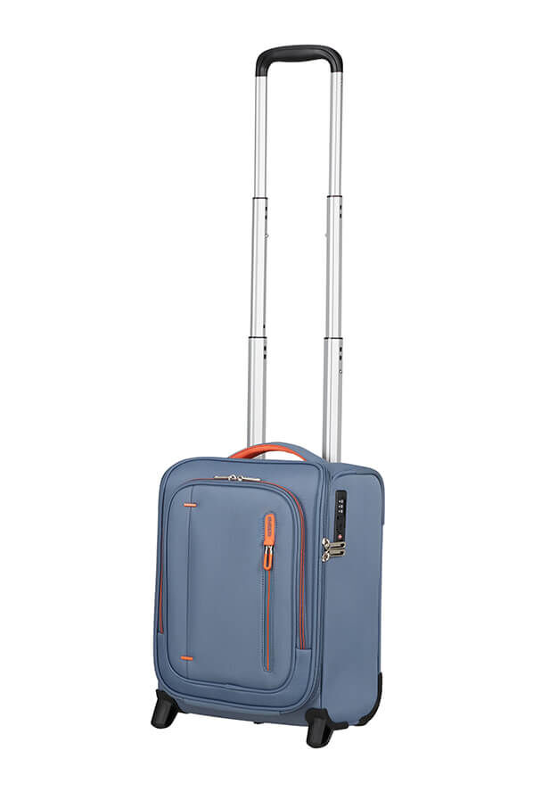 Cloudrider Kuffert med 2 hjul S/M | American Tourister Cloudrider Upright Underseater Tsa  Stone Blue