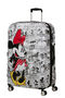 American Tourister Disney Wavebreaker Spinner TSA Disney Fl 77cm  Minnie Comics White