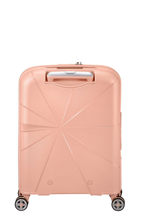 American Tourister StarVibe Spinner Expandable TSA 55cm  Metallic Peach