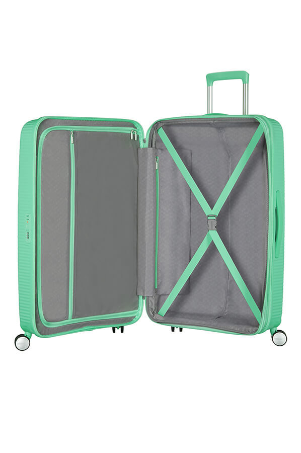 American Tourister Soundbox Spinner 77  Deep Mint