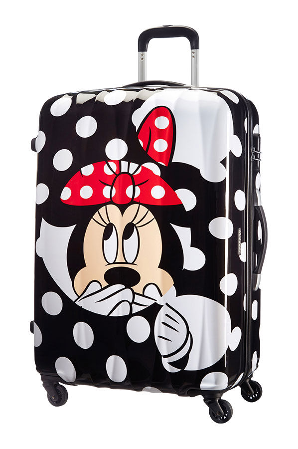 American Tourister Disney 4-wheel Spinner 75cm large suitcase Minnie Dots