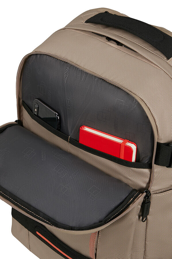 American Tourister Urban Track Laptop Backpack Coated 15.6'  Beige/Orange