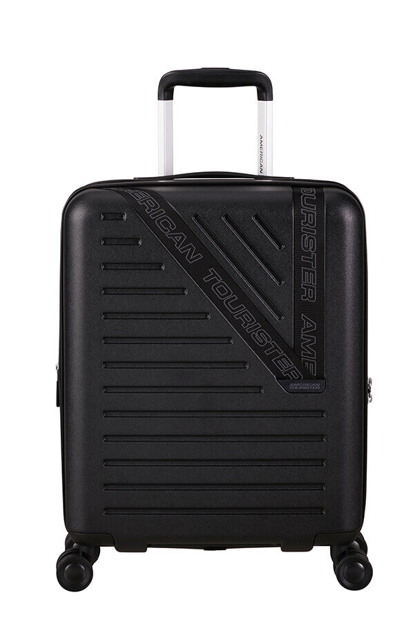 Dynabelt H&aring;ndbagage | American Tourister Dynabelt Spinner EXP TSA 55cm  Volcano Black