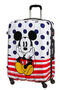 American Tourister Disney Legends Spinner 75cm  Mickey Blue Dots