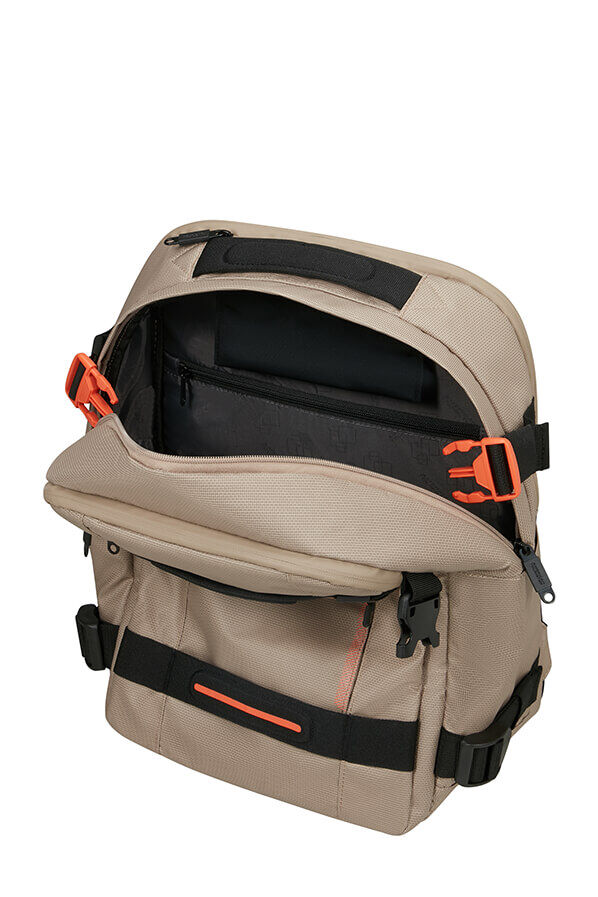 American Tourister Urban Track Laptop Backpack Coated 15.6'  Beige/Orange