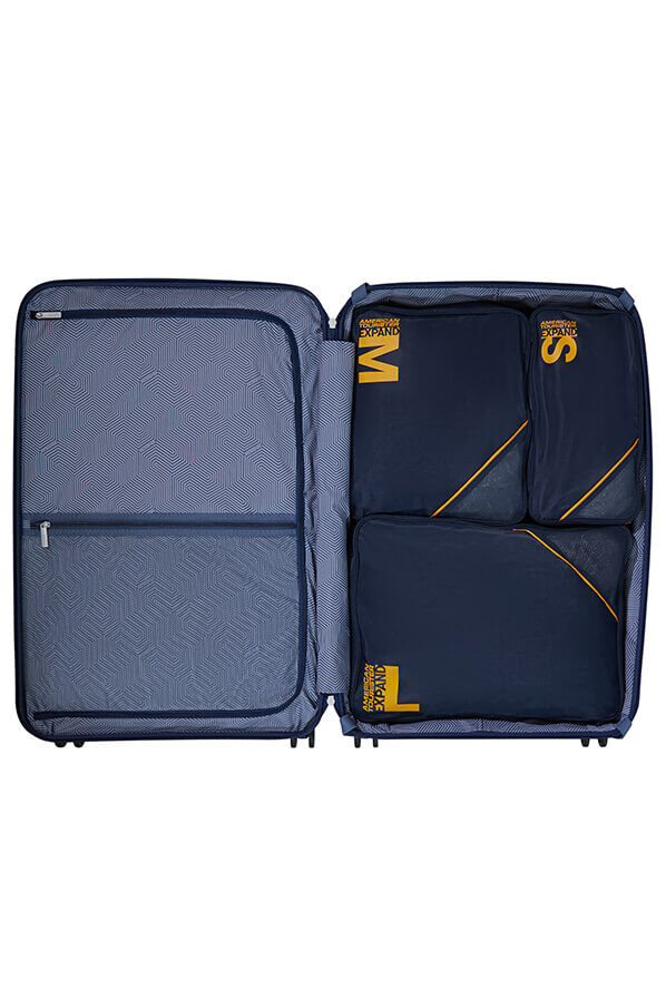 Packing Cubes S&aelig;t med 3 Pakkekuber | American Tourister American Tourist. Ta Packing Cubes S/M/L  Navy/Orange