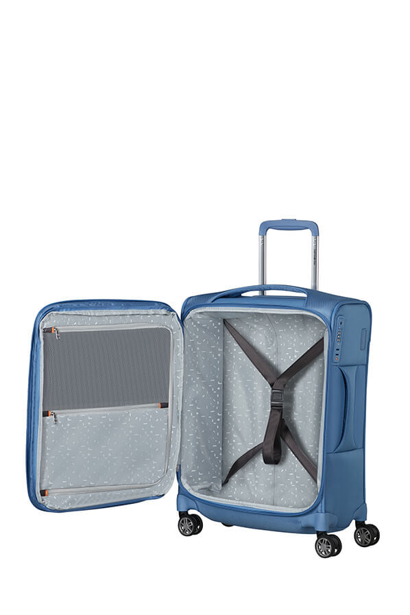 Samsonite Re-Lite Spinner Expandable 55cm  Capri Blue