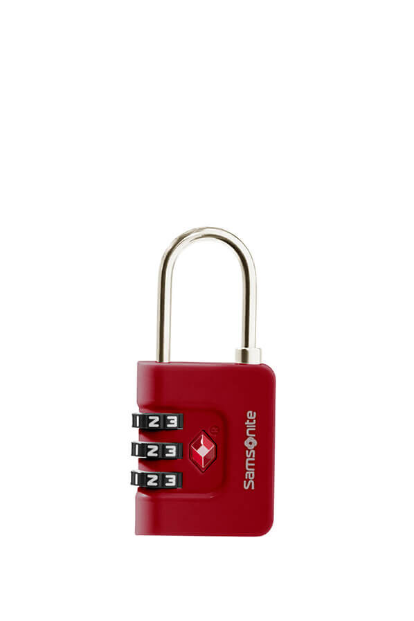 Samsonite Ta Revolution Combilock 3 dial TSA  Red