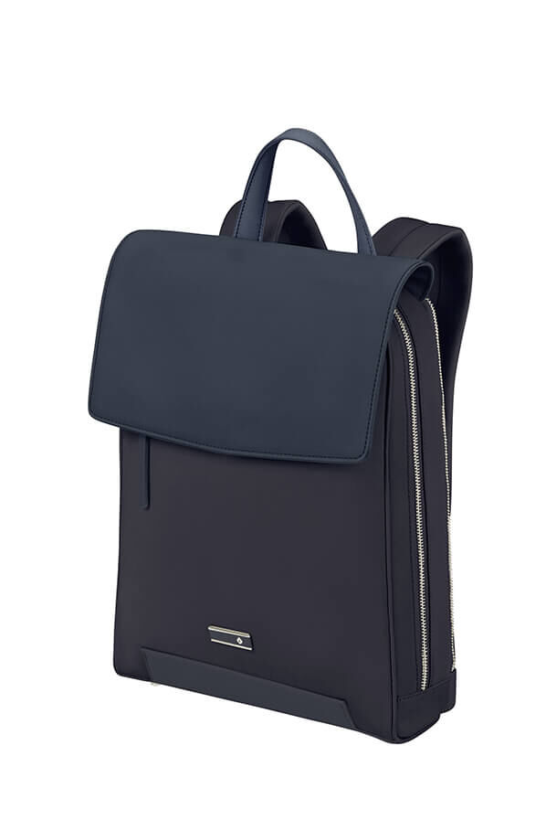 Samsonite Zalia 3.0 Backpack with flap 14.1'  M&oslash;rk marinebl&aring;