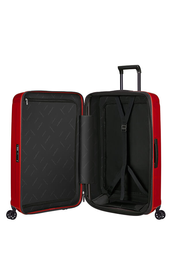 Samsonite Nuon Spinner Expandable 81cm  Metallisk r&oslash;d