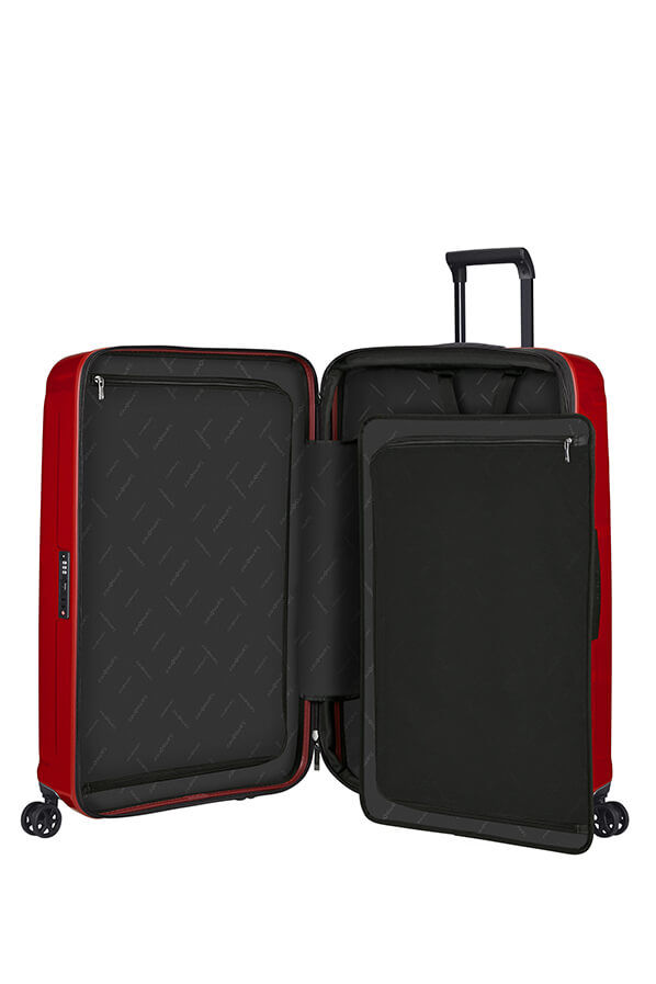 Samsonite Nuon Spinner Expandable 81cm  Metallisk r&oslash;d